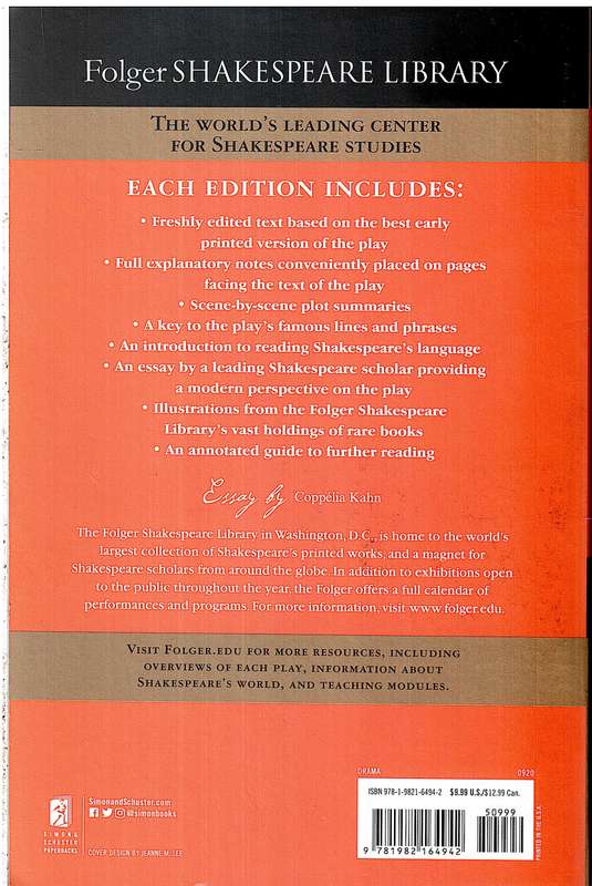 Timon of Athens - William Shakespeare [Folger Shakespeare Library]