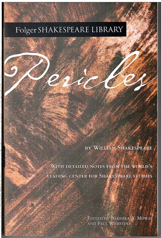 Pericles - William Shakespeare [Folger Shakespeare Library]