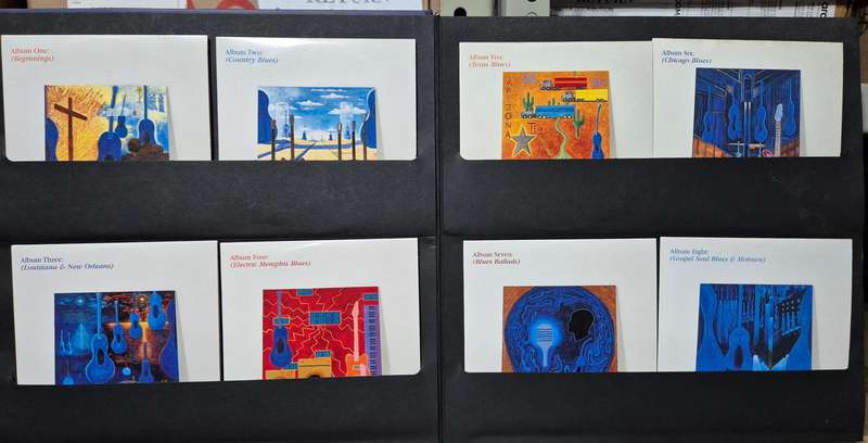 Chris Rea - (Blue Guitars) - Hardcover book, 11 CD Albums and 1 DVD Collector's Edition