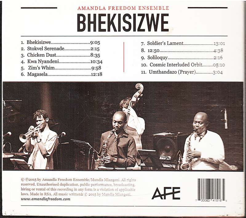 Amandla Freedom Ensemble - Bhekisizwe CD Digipak