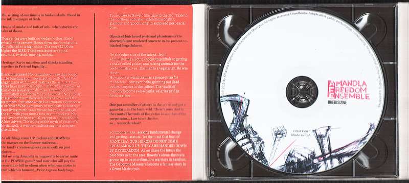 Amandla Freedom Ensemble - Bhekisizwe CD Digipak