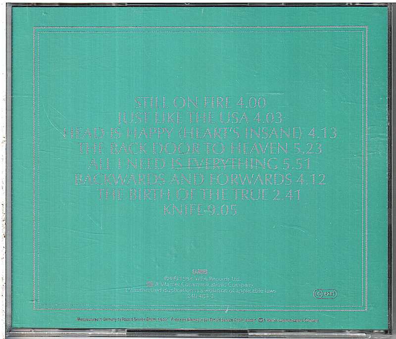 Aztec Camera - Knife CD