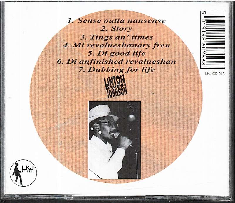 Linton Kwesi Johnson - Tings An' Times CD