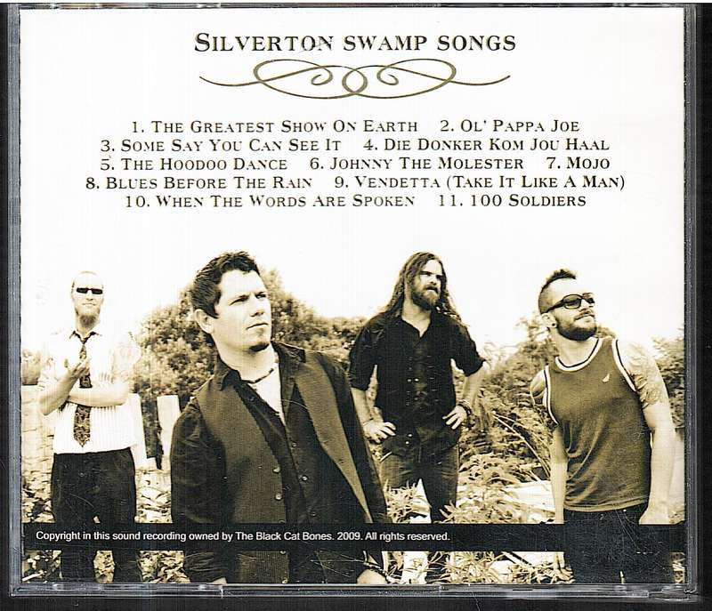 The Black Cat Bones - Silverton Swamp Songs CD