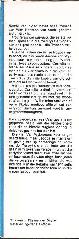 Bande van Bloed - Wim Hartman
