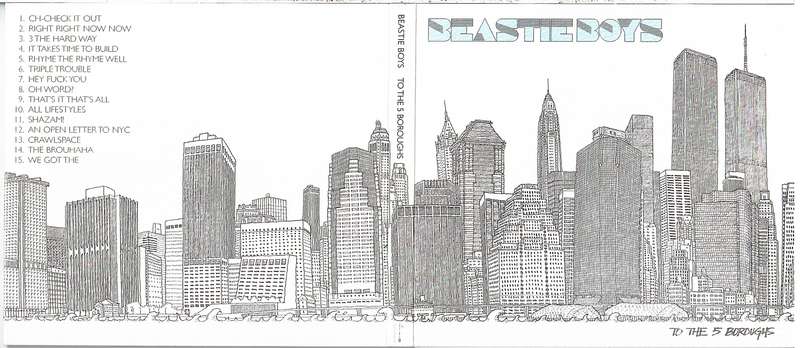 Beastie Boys - To the 5 Boroughs CD [7 panel foldout Digipak]