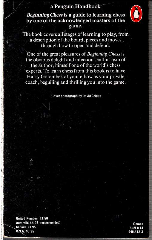 Beginning Chess - Harry Golombek