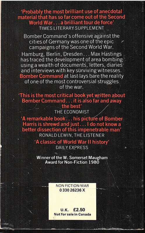 Bomber Command - Max Hastings