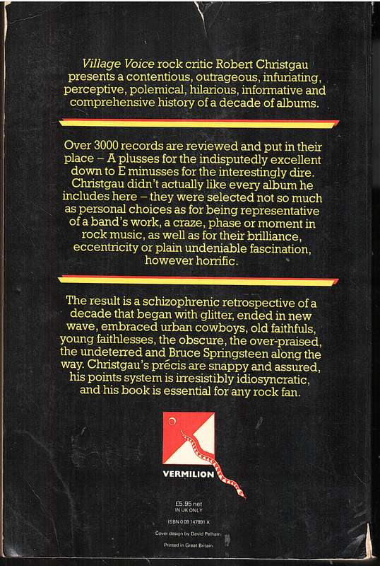 Christgau's Guide: Rock Albums of the 70s - Robert Christgau