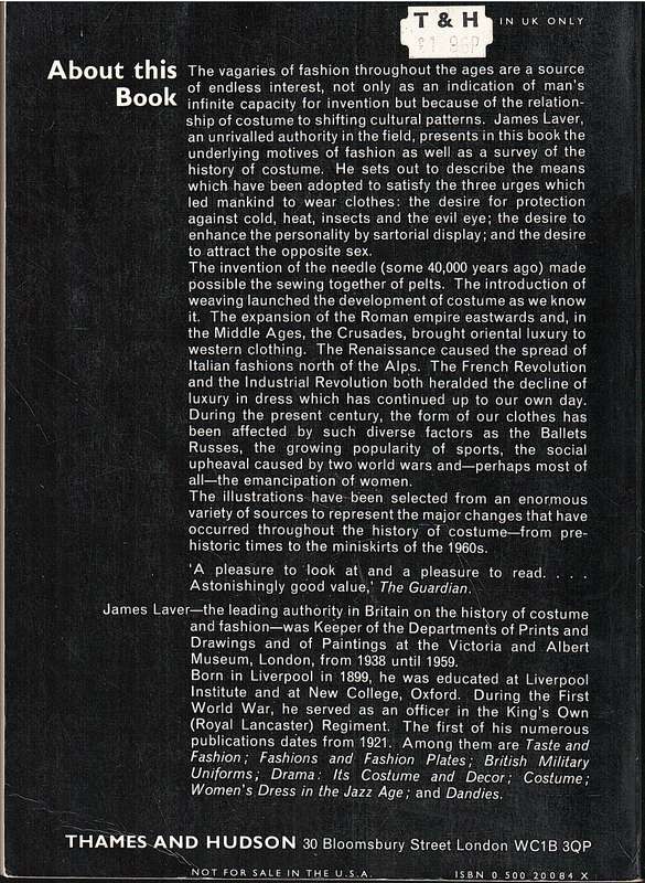 A Concise History of Costume - James Laver