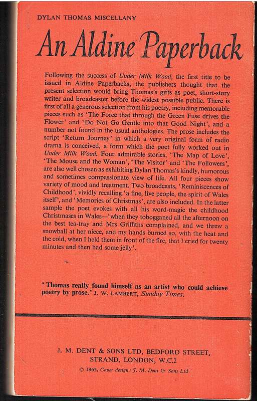 Dylan Thomas Miscellany