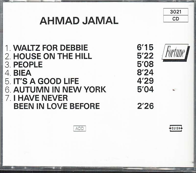 Ahmad Jamal - Waltz for Debbie CD