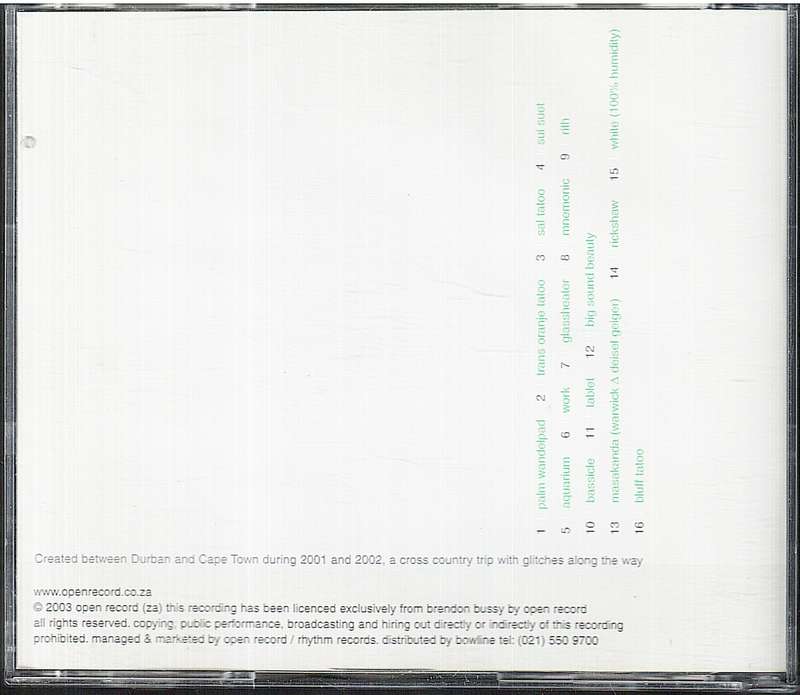 Brendon Bussy - Diesel Geiger CD