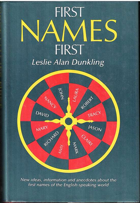 First Names First - Leslie Alan Dunkling