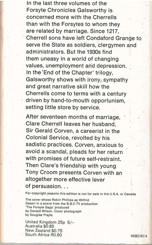Over the River [The Forsyte Chronicles 09, Book Three of End of the Chapter] - John Galsworthy