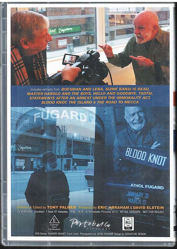 Falls the Shadows...The Life and Times of Athol Fugard DVD [Tony Palmer]