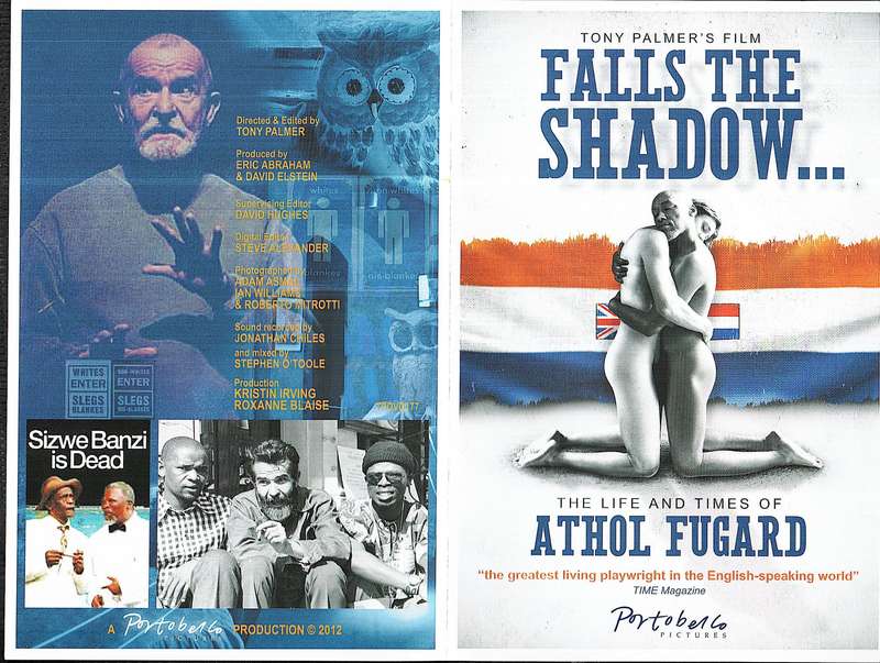 Falls the Shadows...The Life and Times of Athol Fugard DVD [Tony Palmer]