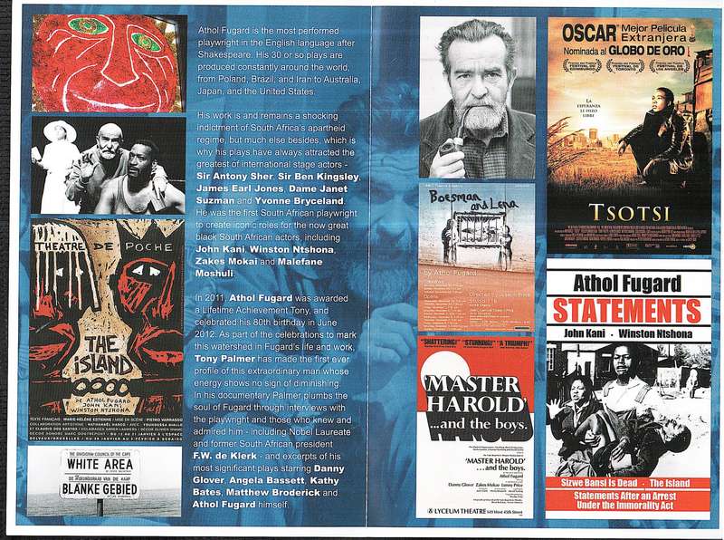 Falls the Shadows...The Life and Times of Athol Fugard DVD [Tony Palmer]
