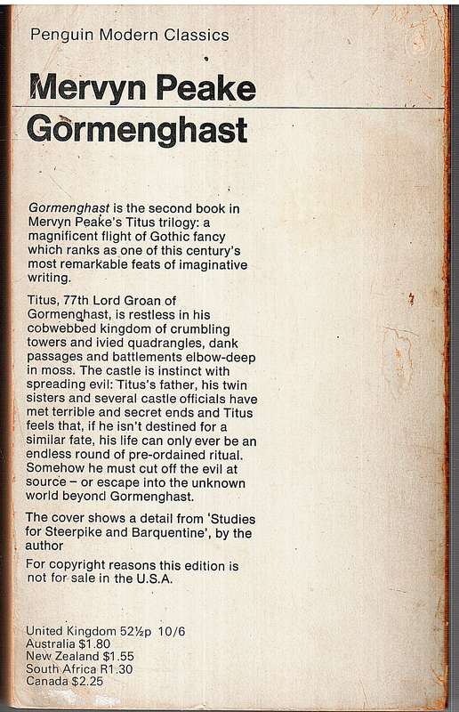 Gormenghast - Mervyn Peake