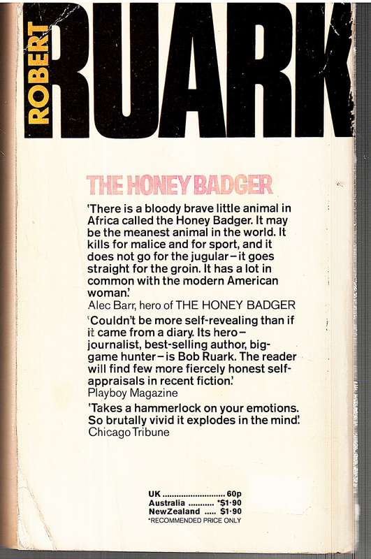 The Honey Badger - Robert Ruark