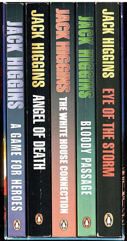 THE CLASSIC JACK HIGGINS COLLECTION OF 5 BOOKS BOX SET