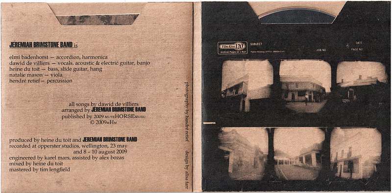 Jeremiah Brimstone Band - From The Wrong Side Of The River CD