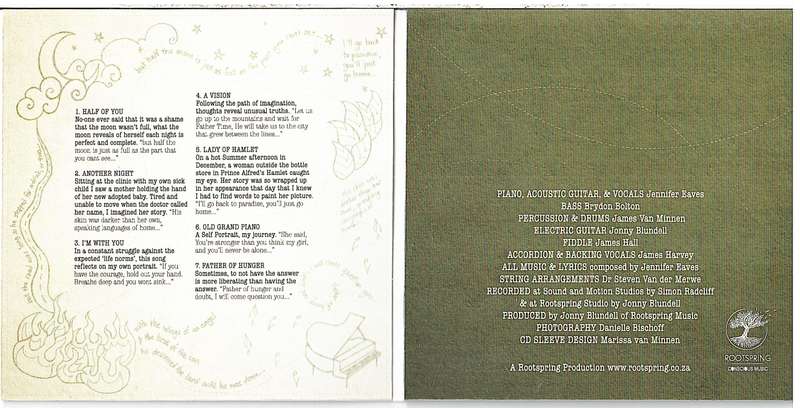 Jennifer Eaves - Half of You CD
