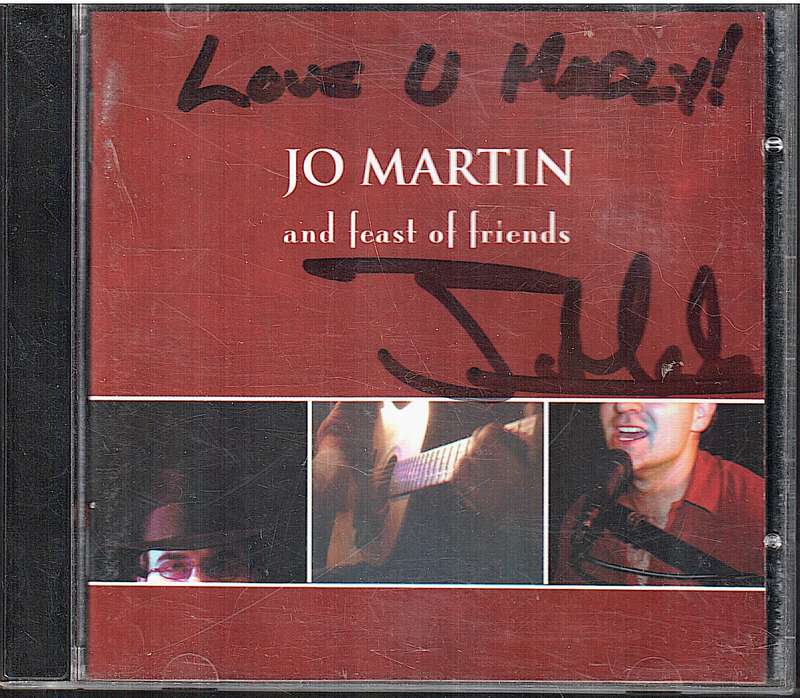 Jo Martin and Feast of Friends CD [BOOKLET SIGNED BY THE ARTIST]