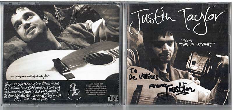 Justin Taylor - "From Tienie Street" CD
