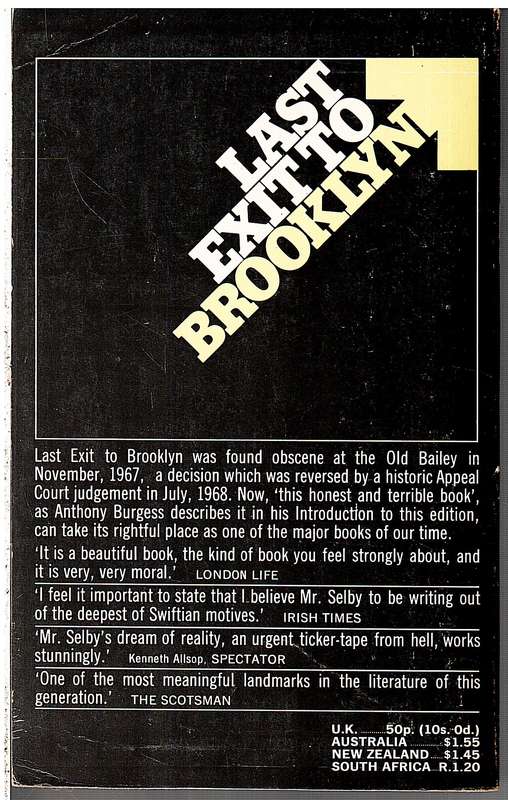 Last Exit To Brooklyn - Hubert Selby Jr