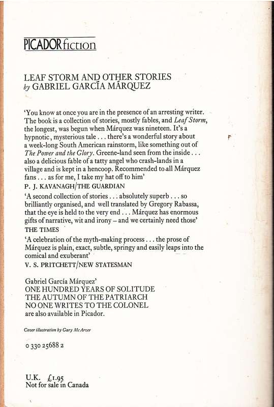 Leaf Storm and Other Stories - Gabriel Garcia Marquez