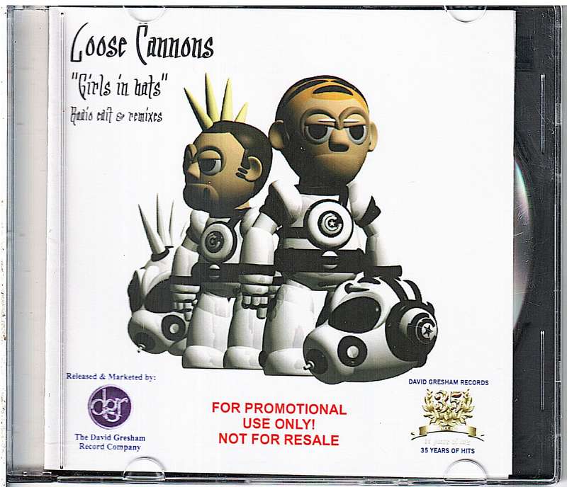 Loose Cannons - Girls in Hats Radio Edit & Remixes CD Single [PROMO]