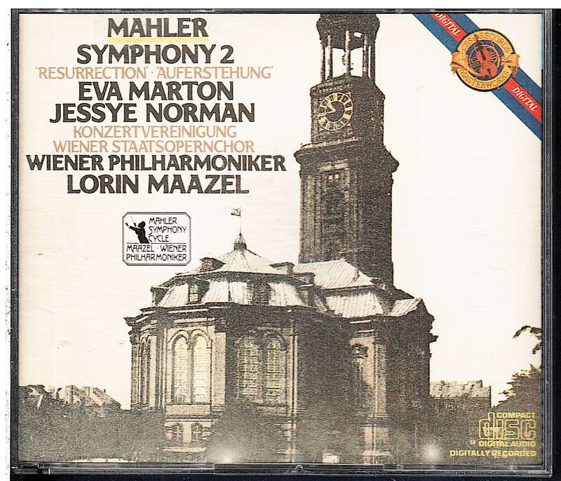Gustav Mahler: Symphony 2 Resurrection - Eva Marton/Wiener Philharmoniker, Lorin Maazel 2 CD Set