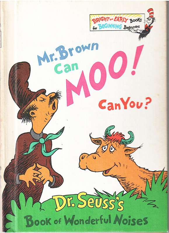 Mr Brown Can Moo! Can You? - (Dr Seuss's Book of Wonderful Noises)
