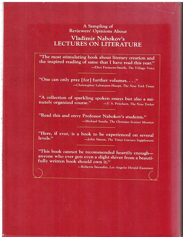 Lectures on Russian Literature - Vladimir Nabokov (Fredson Bowers Ed)