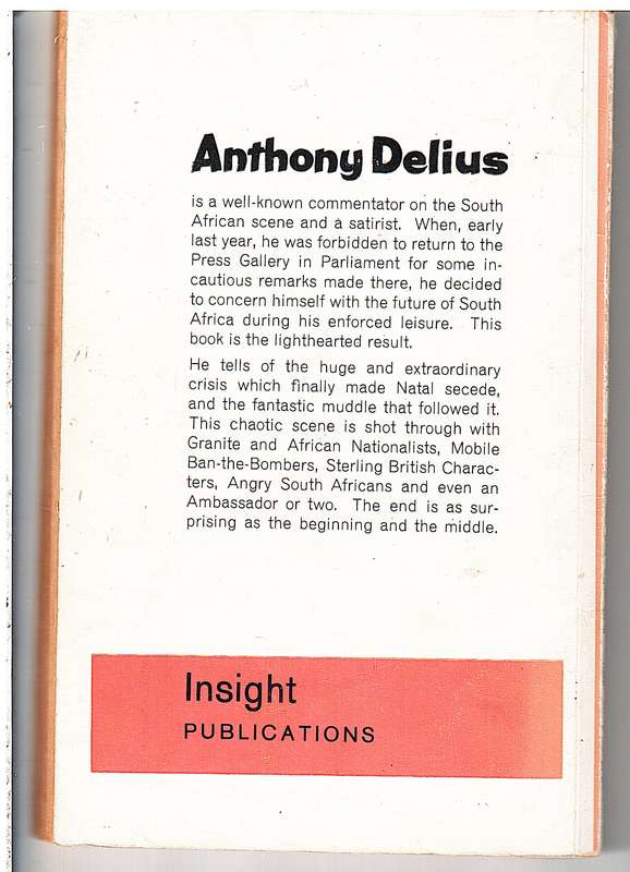 The Day Natal Took Off: A Satire - Anthony Delius
