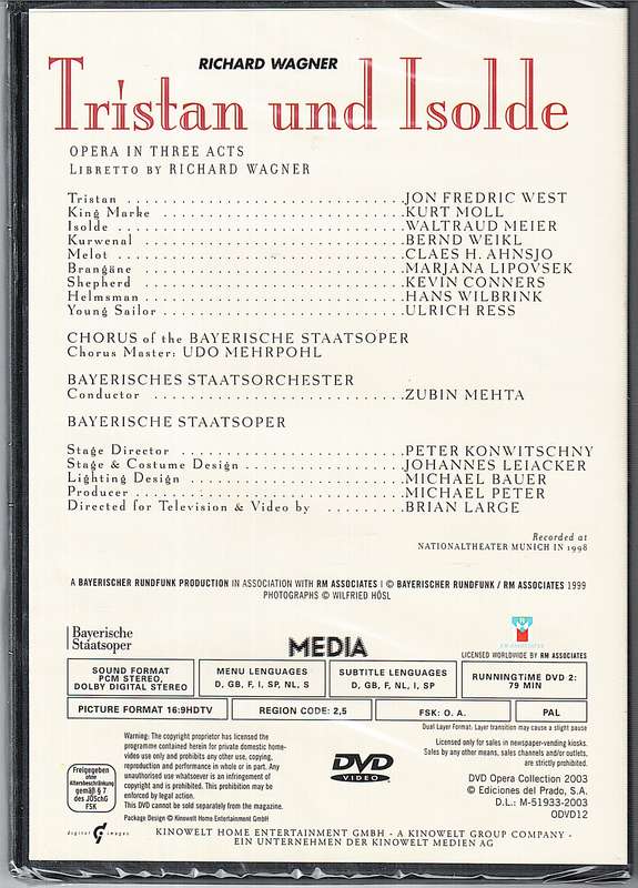 Wagner: Tristan und Isolde - Jon Frederic West, Waltraud Meier, Bayerische Staatsoper Pt2 DVD