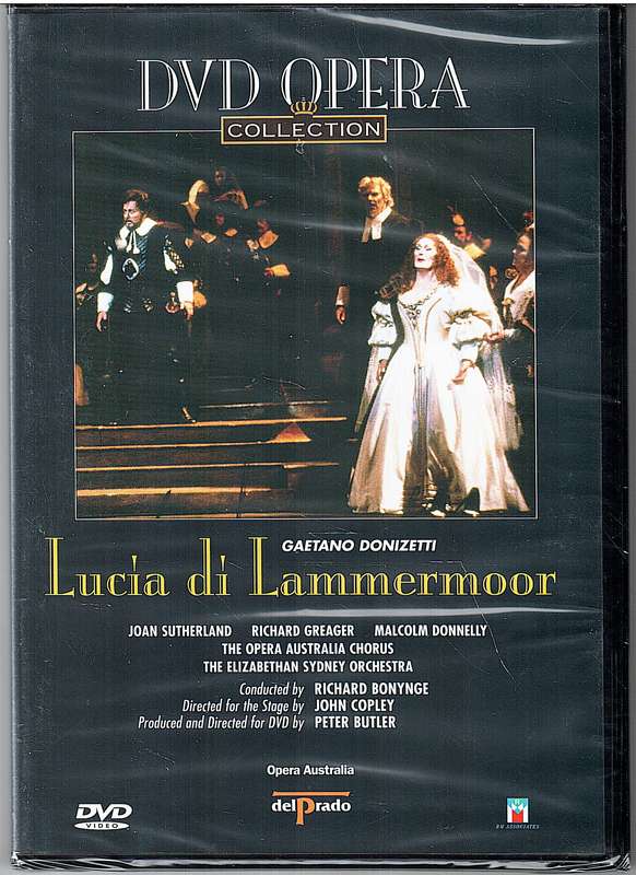 Donizetti - Lucia di Lammermoor - Joan Sutherland, Richard Greager, Opera Australia, Richard Bon DVD