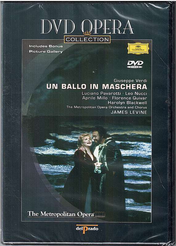 Verdi: Un Ballo in Maschera - Pavarotti, Leo Nucci,Aprile Millo,Metropolitan Opera, James Levine DVD