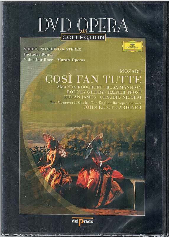 Mozart: Cosi Fan Tutti - Amanda Roocroft,Rosa Mannion, Monteverdi Choir, John Eliot Gardiner Pt2 DVD