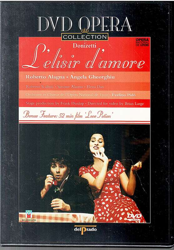 Donizetti: L'elisir d'amore - Roberto Alagna, Angela Gheorghiu, Lyon Opera, Evelino Pido DVD
