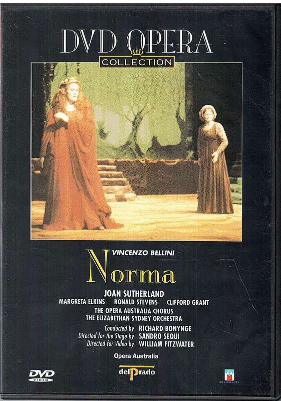 Bellini: Norma - Joan Sutherland, Margareta Elkins, Opera Australia, Richard Bonynge DVD
