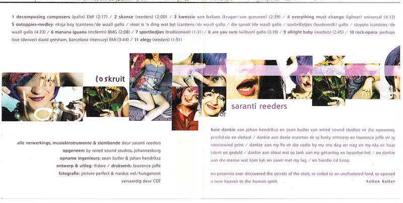 Saranti Reeders - Loskruit CD