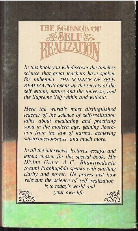 The Science of Self Realization - His Divine Grave AC Bhaktivedanta Swami Prabhupada