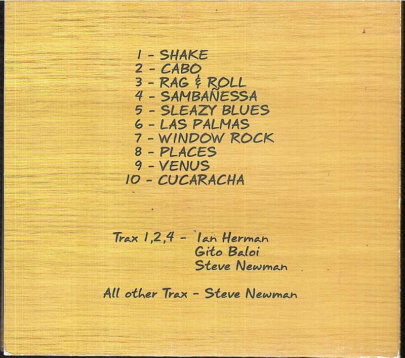 Steve Newman - Steve Newman CD Digipak [INSCRIBED BY THE ARTIST]