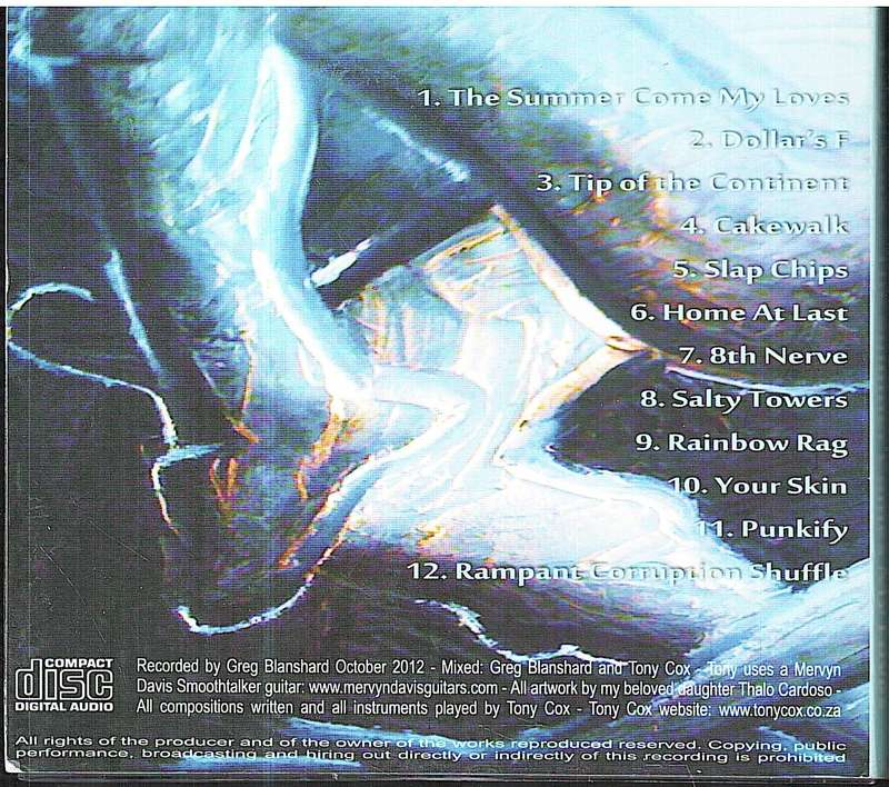 Tony Cox - The Summer Comes My Love CD Digipak