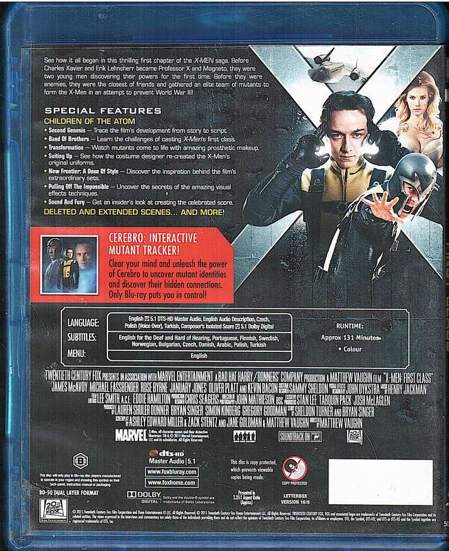 X-Men First Class [BLU-RAY]
