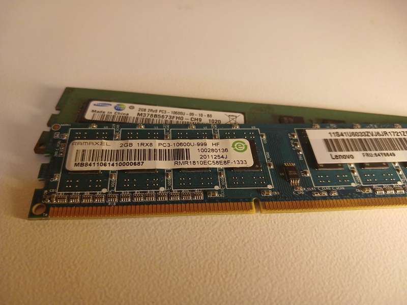 2 x 2GB ddr ram and cpu fan