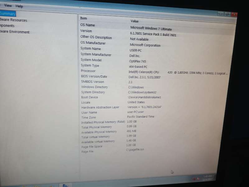 Dell pc