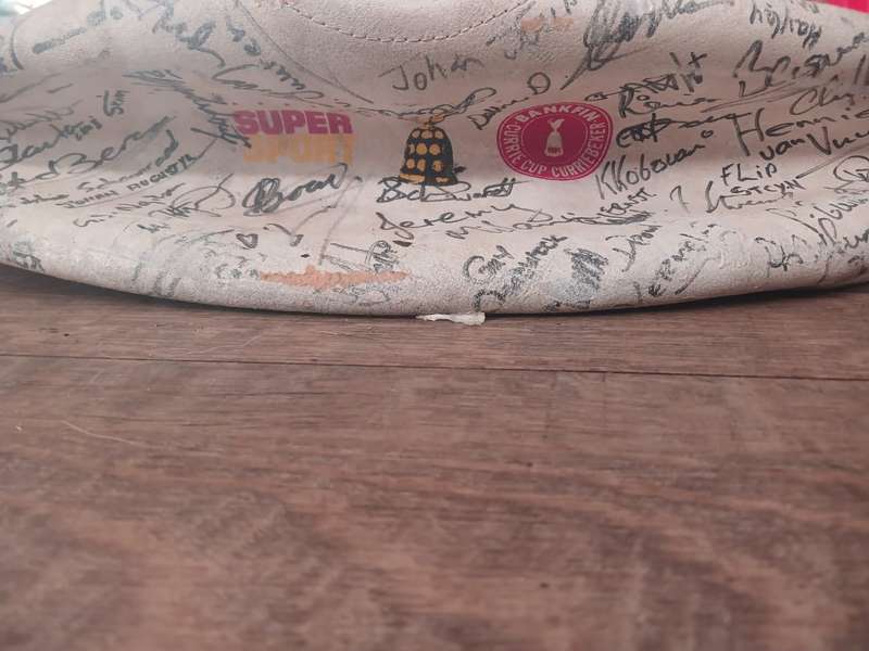 Old big rugby ball
